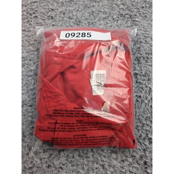 Vintage Ely Cattleman Shirt Mens 17 Red Long Sleeve Pearl Snap Cowboy Rodeo - Picture 6 of 6